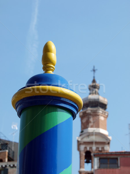The mooring pile - one of venice symbol Stock photo © wjarek