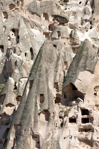 view of Uchisar castle in Cappadocia  Stock photo © wjarek