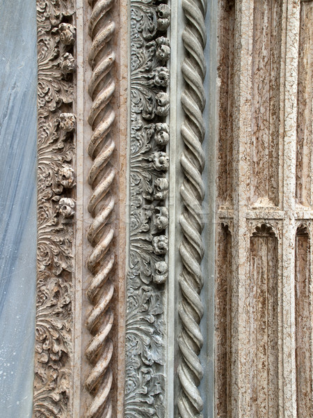 Detail from the church of the Santa Maria Gloriosa dei Frari Stock photo © wjarek