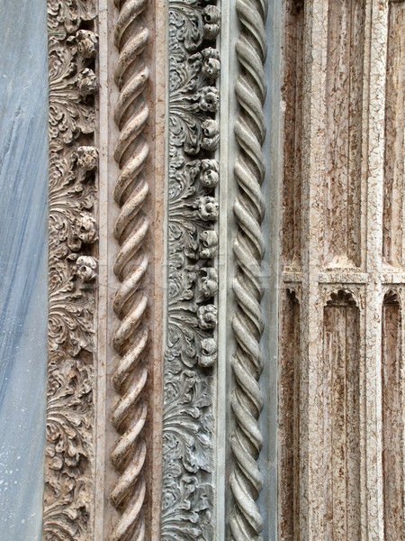 Stock photo: Detail from the church of the Santa Maria Gloriosa dei Frari