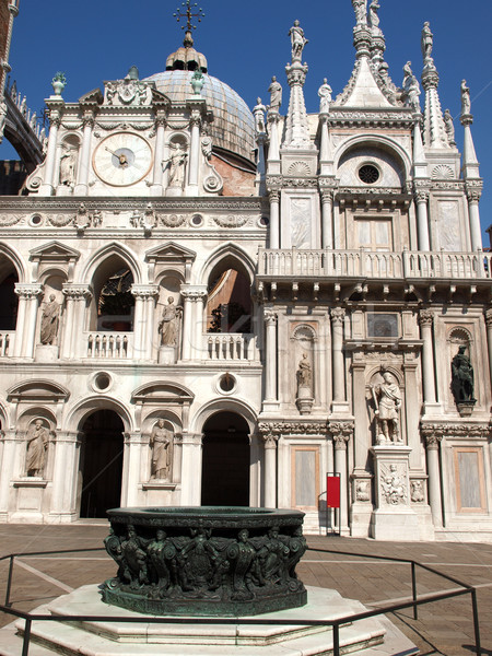 Courtyard of the Doges Palace in Venice, Italy Stock photo © wjarek