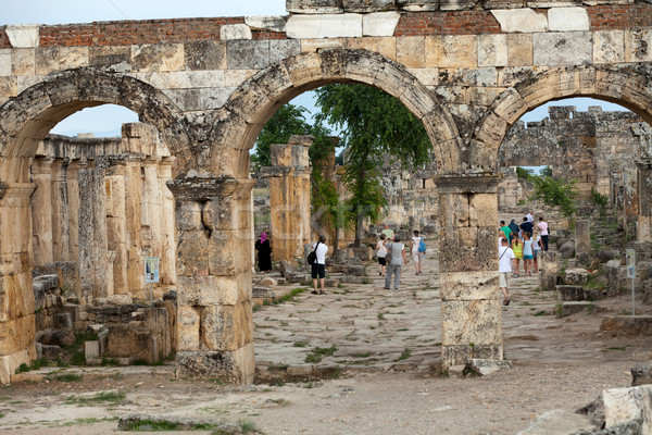 Ruines oude stad voorjaar spa gebroken Stockfoto © wjarek