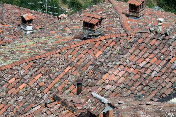 Barga a medieval hilltop town in Tuscany. Stock photo © wjarek