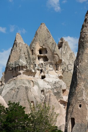 view of Uchisar castle in Cappadocia  Stock photo © wjarek