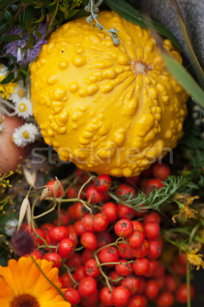 beautiful bouquets of flowers and herbs Stock photo © wjarek