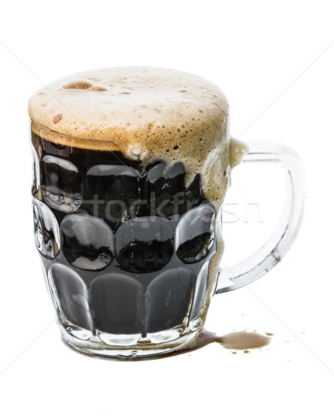 Oscuro cerveza blanco chocolate taza Foto stock © wollertz