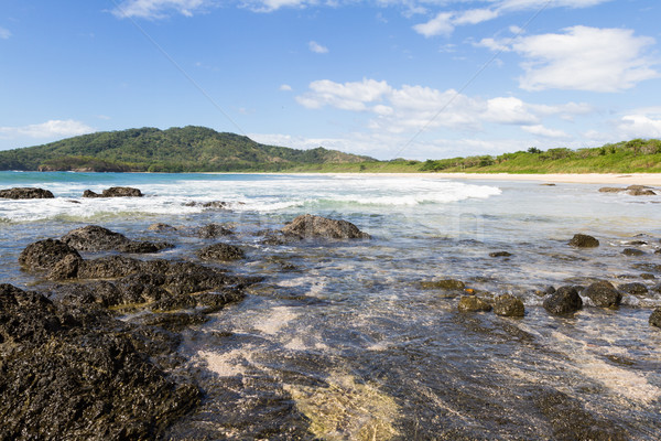 Costa Rica playa escena largo vacío Foto stock © wollertz