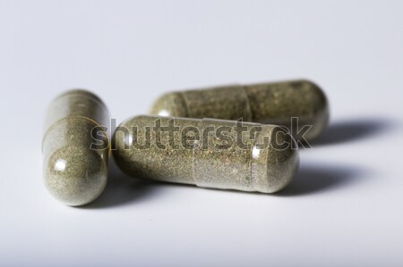 blue green algae capsules  Stock photo © wollertz