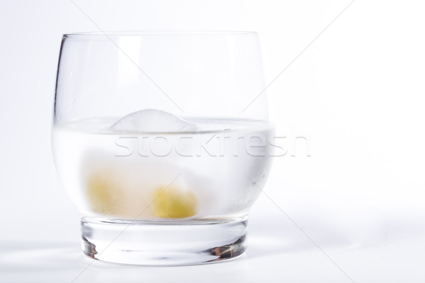 Sucia martini rocas cóctel mixto Foto stock © wollertz