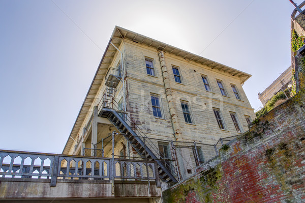 Prison Buildings of Alcatraz Island Prison Stock photo © wolterk