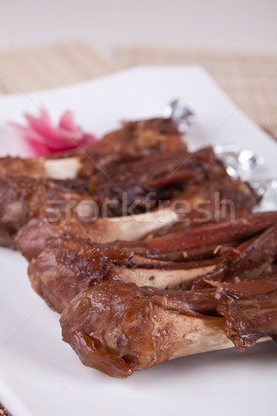 Alimente carne de oaie China restaurant găti Imagine de stoc © wxin