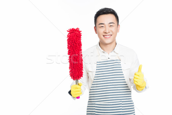 male cleaner Stock photo © wxin