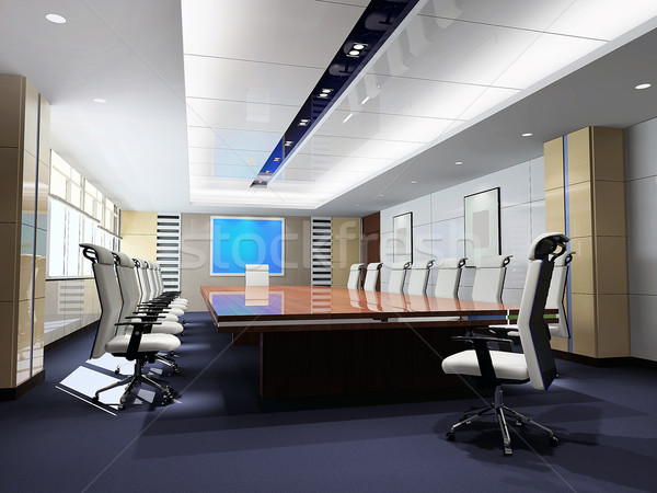 3d meeting room Stock photo © wxin