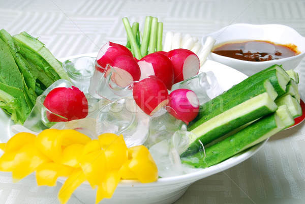 Alimentare Cina vegetali dolce salsa Foto d'archivio © wxin