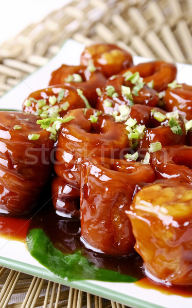 food in china-- pig intestine Stock photo © wxin
