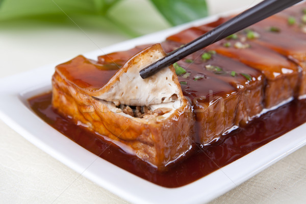 meat and bean curd  Stock photo © wxin
