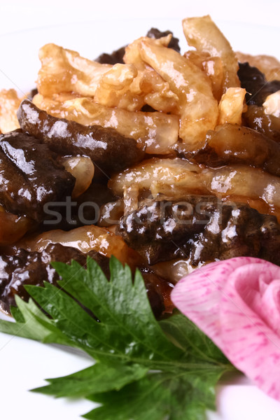 food in china-- sea slug fried tendon Stock photo © wxin