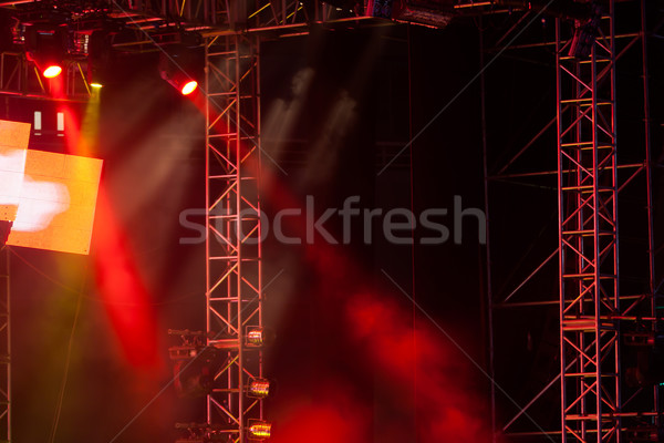 Stock photo: stage lights 02