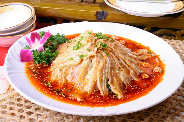 Chinezească alimente porci ureche porc găti Asia Imagine de stoc © wxin