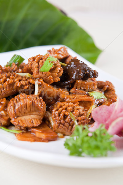 pork kidney and vegetable Stock photo © wxin