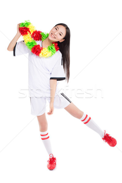 アジア 少女 チアリーダー 中国語 幸せ ストックフォト © wxin