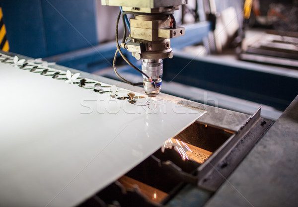steel cutting Stock photo © wxin