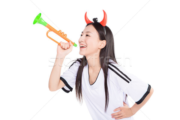 asian girl cheerleader, chinese Stock photo © wxin