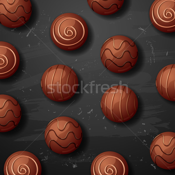 Stock photo: candy vector background