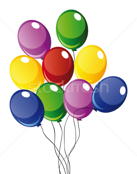 vector baloons Stock photo © X-etra