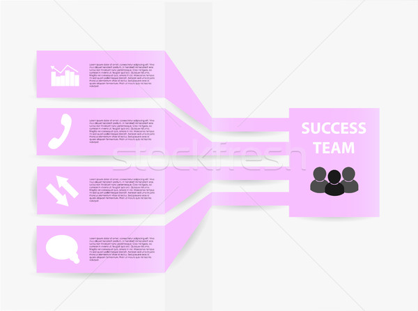 Vector infographic Stock photo © X-etra