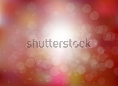 Vermelho turva círculo abstrato bokeh luz Foto stock © X-etra