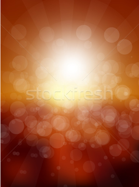 вектора аннотация солнце праздник расплывчатый закат Сток-фото © X-etra