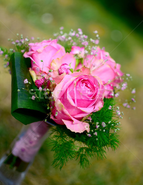 Stockfoto: Boeket · rozen · detail · tuin · zomer · tijd