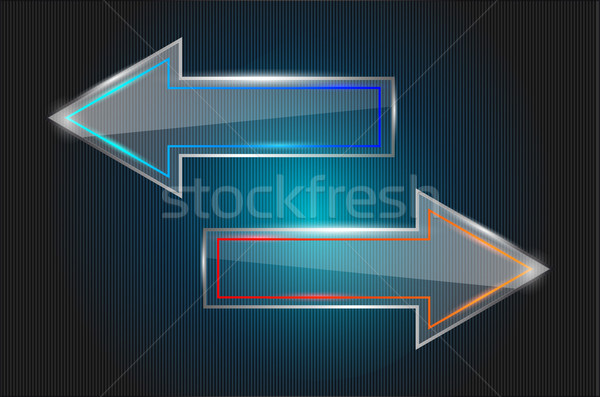 вектора стекла Стрелки красивой можете используемый Сток-фото © X-etra