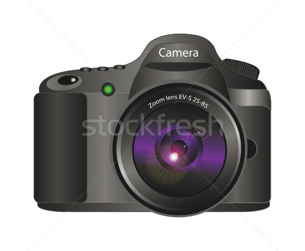 3D vetor câmera realista ilustração 3d isolado Foto stock © X-etra