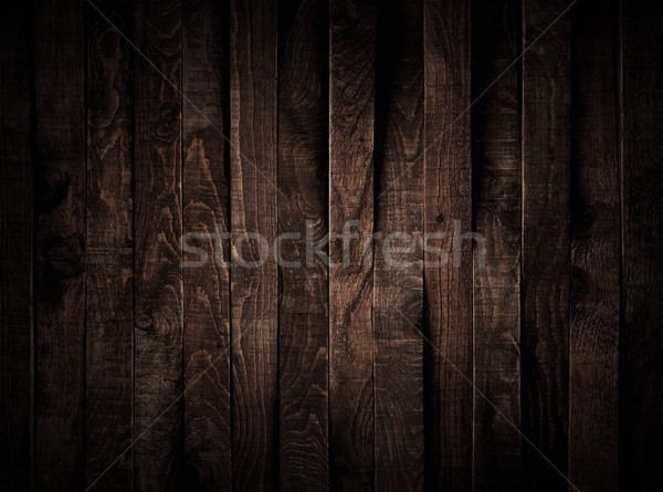 Dark wood background Stock photo © xamtiw