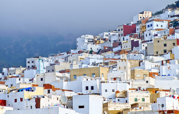 White moroccan town Tetouan near Tangier, Morocco Stock photo © Xantana