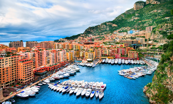 Stock photo: Luxury yachts in Principality of Monaco