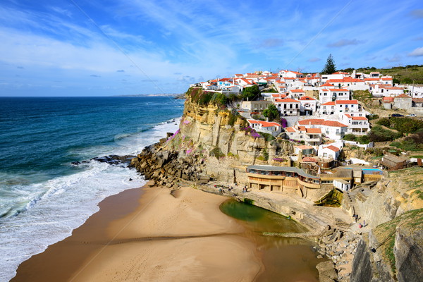 Azenhas do Mar, a little fishermen village, Portugal Stock photo © Xantana