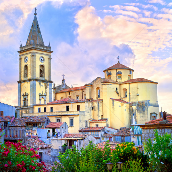 Novara di Sizilia village, Sicily, Italy Stock photo © Xantana