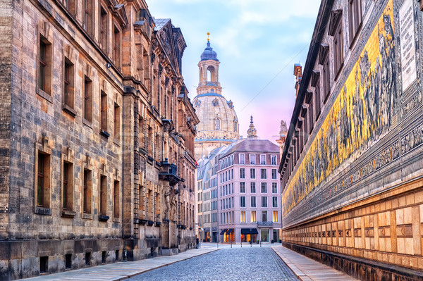 Дрезден Германия мозаика стены собора назад Сток-фото © Xantana
