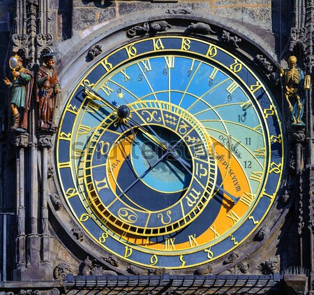 The astronomic clock Horologe in Prague, Czech Republic Stock photo © Xantana