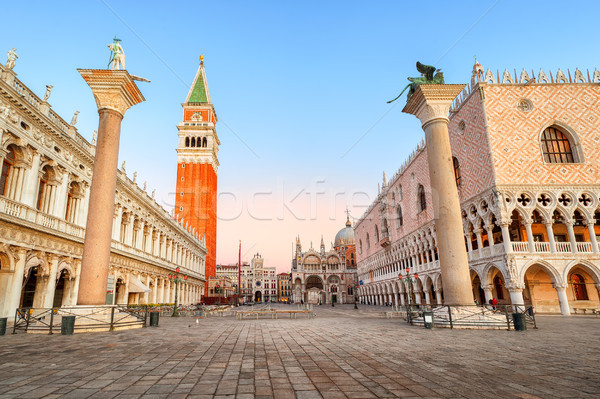 San Marco square and Doges Palace, Venice, Italy Stock photo © Xantana