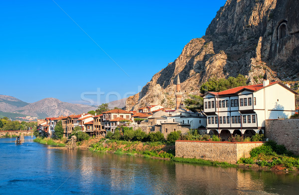 Old town of Amasya, Central Anatolia, Turkey Stock photo © Xantana