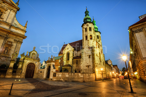 Church of St Andrew, Krakow Old Town, Poland Stock photo © Xantana