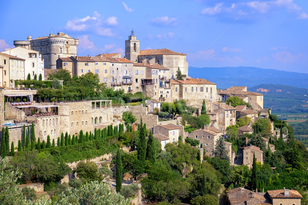 Gordes, a medieval hilltop town in Provence, France Stock photo © Xantana