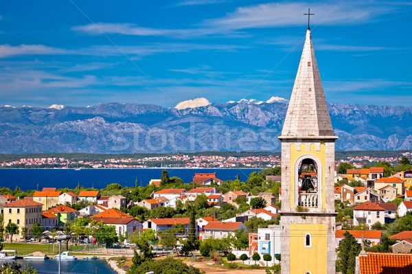 Sutomscica village and Zadar channel view Stock photo © xbrchx