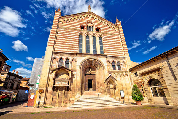 Church of the San Fermo Maggiore in Verona Stock photo © xbrchx