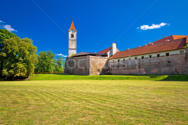 Cakovec old town in green nature view Stock photo © xbrchx