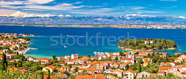 Island of Ugljan waterfront panoramic view Stock photo © xbrchx